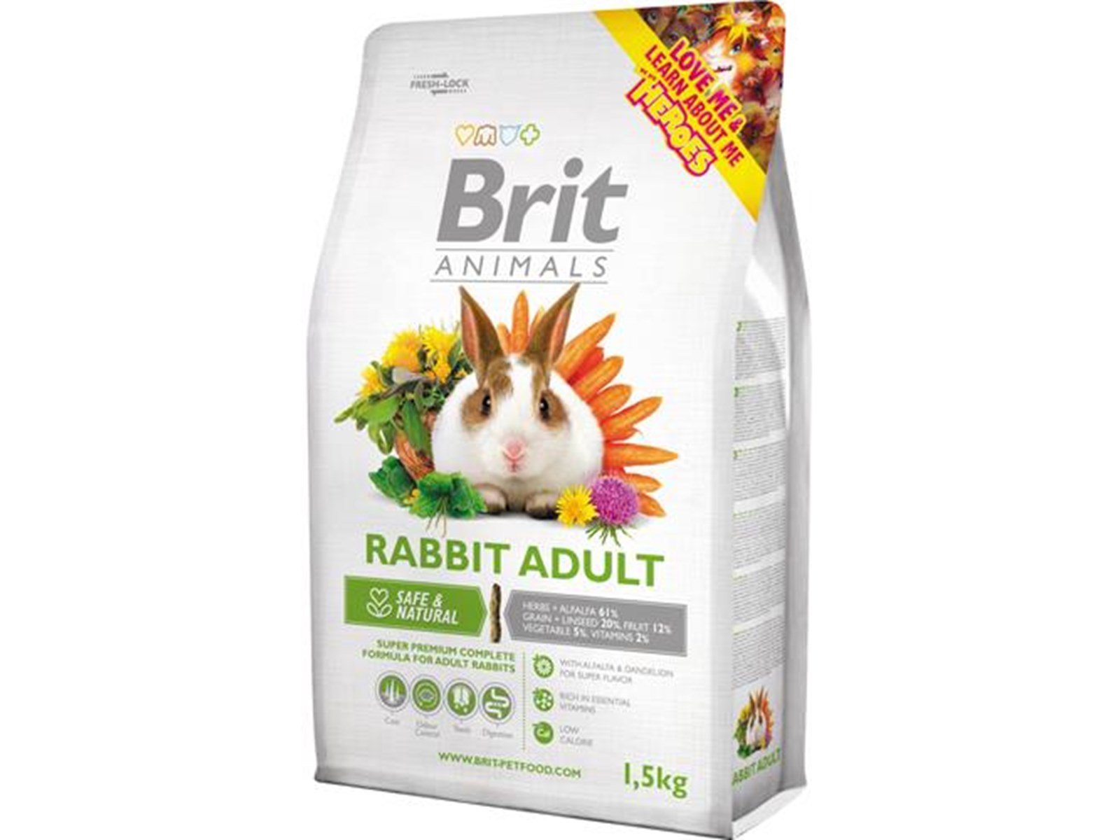 Brit Animals Rabbit Adult Complete 1.5 kg Brit Animals Rabbit Adult Complete 1.5 kg